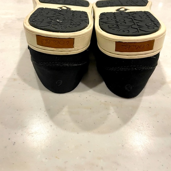 Olukai PEHUEA Slip On Sneakers Loafers Shoes Charcoal Black Women's Size 8 - Picture 8 of 9